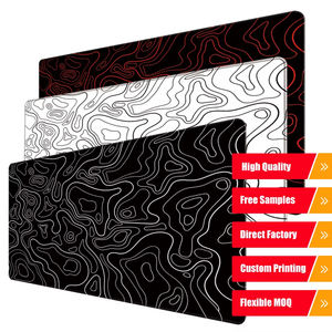 Alfombrilla de ratón para juegos impermeable negra de sublimación blanca personalizada con borde de empalme de Anime, adecuada para alfombrillas de mesa grandes en Stock - Product Image 5