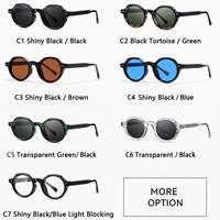 WenDuo HM9 2026 Nouvelles Lunettes de Soleil Élégantes Style Européen et Américain Unisexe Haut de Gamme Rétro Tendance Monture Complète en Acétate Charnières à Goupilles UV400