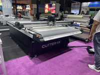 Flatbed Vibratie Mes Papier Honingraat Board Golfkarton Snijplotter Doos Snijmachine Flatbed Snijmachine