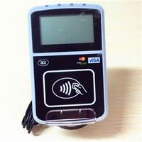 Lecteur de cartes RFID sans contact ACR123S avec écran LCD, protocole ISO 14443A 13,56 MHz, portée de lecture 5-10 cm, ABS, compatible cartes SIM standard