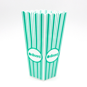 Secchiello per popcorn e contenitore porta popcorn in <span class=keywords><strong>plastica</strong></span> non tossica con logo personalizzato di alta qualità per popcorn - Product Image 2
