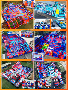 Joyful Fun Design Château <span class=keywords><strong>gonflable</strong></span> commercial Parc d'attractions <span class=keywords><strong>gonflable</strong></span> Parc de trampoline Parc <span class=keywords><strong>gonflable</strong></span> - Product Image 6