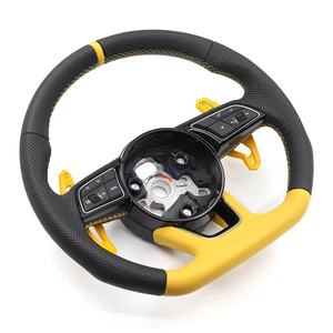 Volant en cuir personnalisé pour Audi A6 C7 A3 A4 B8 A5 8V 8P A7 S3 S5 B9 R8 B9 RS3 Q5 <span class=keywords><strong>RS</strong></span> RS5 - Product Image 3