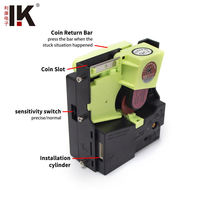 LK811 Kits de jeu d'arcade à griffes avec mécanisme de monnaie personnalisé, accepteur de pièces, sélecteur, collecteur de jetons, mécanisme de jetons pour distributeur automatique