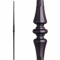 Balustres et meneaux décoratifs en fer forgé pour balcons, escaliers, rampes, balustrades, portails et clôtures