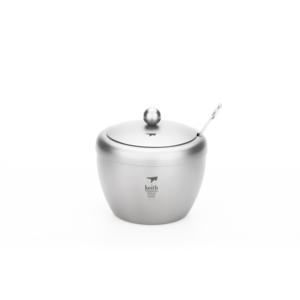Gran oferta, botellas de condimentos de titanio puro de 220ml, Salero y pimentero, tapas de tarros de especias, cuchara de titanio para cocina, herramientas de especias y hierbas - Product Image 2
