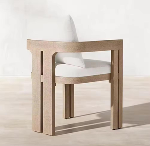 بيع مباشر من المصنع أثاث حديث عالي الجودة من الخشب ، كرسي متين مقاوم للطقس ، أثاث حديقة فيلا - Product Image 3