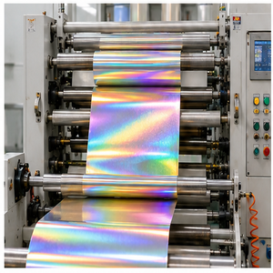 <span class=keywords><strong>Feuille</strong></span> <span class=keywords><strong>de</strong></span> film holographique dichroïque arc-en-ciel en PET pour l'emballage <span class=keywords><strong>de</strong></span> boîtes cadeaux - Product Image 5