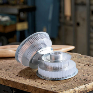 Poleas de transmisión de aluminio con orificio terminado de rendimiento eficiente OEM y STL AK BK para industrias de maquinaria - Product Image 1
