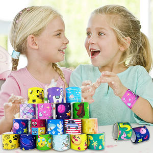 Bracelet à claquer extra long populaire, motif dinosaure et licorne de dessin animé, <span class=keywords><strong>anti</strong></span>-<span class=keywords><strong>stress</strong></span>, gadget de relaxation - Product Image 1