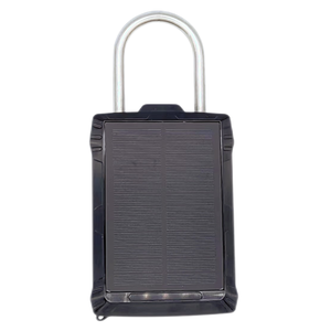 Di động lặp lại-sử dụng từ năng lượng mặt trời bảng điều khiển <span class=keywords><strong>GPS</strong></span> Tracker hàng hóa khóa con dấu thiết bị ổ khóa điện tử cho điện thoại di động theo dõi tài sản - Product Image 3