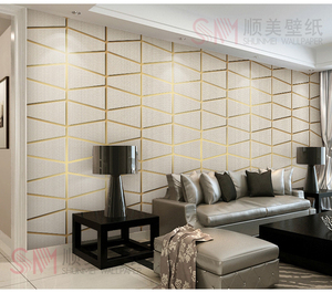 Ánh sáng lãng phí và mô hình đơn giản hình nền dày Hươu nhung không dệt hình nền cách âm bọt 3D hình nền - Product Image 3