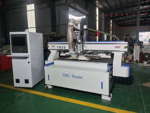 เครื่องแกะสลักแบบ 3 แกน ATC รุ่นปี 1825 พร้อมมอเตอร์ควบคุมด้วยระบบ NC ระบบส่งกำลังแบบเฟืองเดี่ยว สำหรับงานไม้และเฟอร์นิเจอร์ พร้อมเครื่องมือ 12 ชิ้น ระบบอัตโนมัติแบบ Linear - Product Image 6