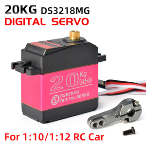 Original DS3218 Digital 20KG/0.14sec Waterproof Metal Gear for 1/8 1/10 1/12 Scale <b>RC</b> Cars Crawler Buggy <b>Drone</b> Accessories - Product Image 4