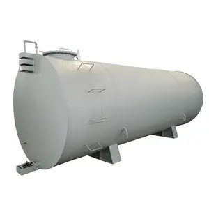 SS double walled above ground storage tank cylindrical type diesel fuel oil storage tank