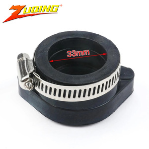 Adaptateur de carburateur de moto Zuqing, connecteur de collecteur d'admission en caoutchouc de 33mm pour vélos tout-terrain, pièce de modification Ca103 - Product Image 1