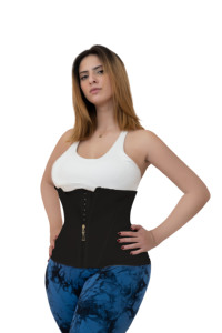 Corsé <span class=keywords><strong>de</strong></span> Látex Hourglass Goddess con Soporte en Forma <span class=keywords><strong>de</strong></span> U para el Pecho, Cinturón Abdominal, Soporte <span class=keywords><strong>de</strong></span> Cintura Ajustado, Faja Moldeadora <span class=keywords><strong>de</strong></span> Cuerpo para Fitness - Product Image 5