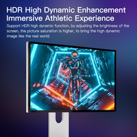 Monitor LED Komputer KUYCON Q27A 27 Inci, Kecerahan dan Kejernihan Ganda, Nvidia G-SYNC 165 Hz, Layar Murah Tanpa Braket