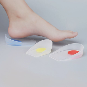 Campione gratuito Online Shopping <span class=keywords><strong>Gel</strong></span> di Silicone medicali altezza aumento delle solette in Silicone <span class=keywords><strong>tacco</strong></span> coppe per <span class=keywords><strong>scarpe</strong></span> - Product Image 1