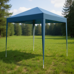 Tente de camping bleue 2 x 2 m, imperméable, pliable à angle droit, pour usage extérieur - Product Image 2