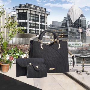 Women's Vintage Summer Daily Office Career Shopping <b>Tote</b> Bags PU Leather <b>Zip</b> Closure in Black Gray Red Wine Brown - Product Image 3
