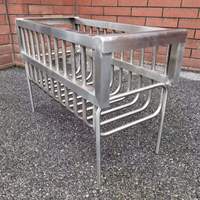 Gril argentin charbon de bois acier inoxydable 304 brasero BK580RB