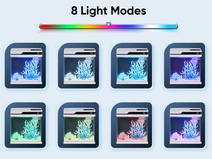 Multifunctionele salontafel OEM&ODM aquarium met verlichting, filter, waterpomp en slim glazen aquarium. - Product Image 5