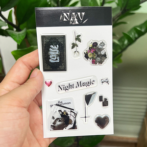 Fundas de Teléfono con Diseño de Marca Personalizada, Pegatinas Decorativas para Computadora Portátil, Resina Epoxi, Logotipo 3D, Pegatina Epoxi Transparente de PVC A6 con Efecto Domo - Product Image 3