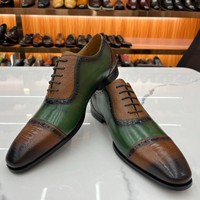 Chaussures habillées de luxe pour hommes en cuir de vachette de haute qualité, livraison rapide, vente en gros fabricant