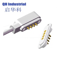 Gran oferta, conector magnético de 4 pines macho y hembra Pogo Pin con resorte, Conector de cargador de Cable PCB, gafas inteligentes, rastreador GPS