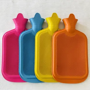 Large Capacity 2000ml Rubber Hot Water Bag Bottles Keep Warm Heat Therapy Hot Water Bottle Hand Warmer Pack