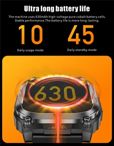 <span class=keywords><strong>Montre</strong></span> connectée QX18 Bracelet 2,01 pouces Écran IPS Étanche IP68 Lecture de musique Réponse aux appels Suivi de la forme physique Réveil Compatible - Product Image 5