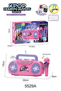 Micrófono de Juguete para Niños con Luces y Música, Máquina de Cantar para Niños y Niñas, Figuras de Acción - Product Image 2