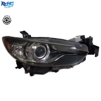 Lampu Depan RCHG Mazda 6 Atenza 2014-2016 Xenon dengan DRL AFS LED Hitam 4100K GHR4-51-031 GHR4-51-041