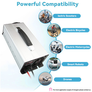 Cargador de Batería XIETONG S3000 Personalizado de 12V 24V para Lavadora a Presión Industrial y Limpiador AGV, Salida de 88.2V/84V, <span class=keywords><strong>1008W</strong></span> - Product Image 5