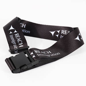 مخصص نايلون حقائب سفر حزام أمان مرن عبر موصل الأمتعة علامة حزام للحقائب مع قفل - Product Image 4