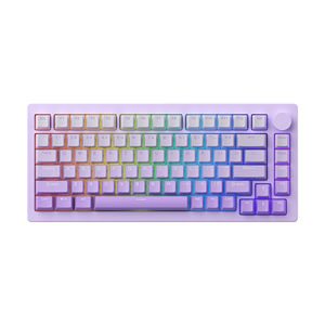 Teclado <span class=keywords><strong>Akko</strong></span> MonsGeek M1W <span class=keywords><strong>V3</strong></span> de 82 Teclas, 75%, Tri-Modo, Aluminio, Gasket, Hot Swappable, RGB, 6000mAh, con Perilla, para Juegos de PC - Product Image 1