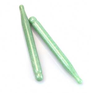 En çok satan yeşil aventurin guacupuncture akupunktur noktası kalem doğal yeşim kafa göz yüz masajı sopa Gua Sha değnek akupunktur tedavisi için - Product Image 2