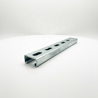 Supports muraux pour auvents en acier au carbone AiSi Q235 APO, galvanisés à chaud, pour support sismique (perforés), construction par cintrage