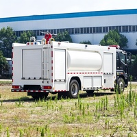 Camion de lutte contre l'incendie Foton 4X2 Diesel 6000L, véhicule de sauvetage incendie à mousse et poudre