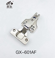 Charnières à fermeture amortie hydraulique à fixation directe en acier laminé à froid pour meubles, armoires et penderies