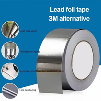 Ruban adhésif en aluminium pour conduits HVAC, excellent, activé par l'eau, imperméable, ignifuge, facile à déchirer, pour l'étanchéité et les réparations