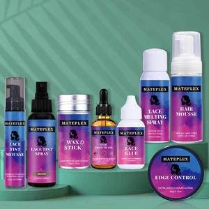 Nouveau Kit Complet d'Installation de Perruque Personnalisée : Cire, Dissolvant de Colle, <span class=keywords><strong>Spray</strong></span> Teintant pour Dentelle - Product Image 4
