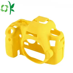 OKSILICONE Yellow Silicone Camera Cover Simple Small Camera Case For Protecting Camera