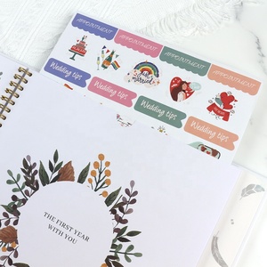 Vente en gros d'album pour nouveaux-nés <span class=keywords><strong>livre</strong></span> rigide de croissance en spirale impression de <span class=keywords><strong>livre</strong></span> de mémoire de ma première année de bébé - Product Image 4