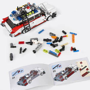 <span class=keywords><strong>Ghostbusters</strong></span> Kit de construction de ECTO-<span class=keywords><strong>1</strong></span> pour adulte, modèle réduit de voiture créateur de blocs de construction ensemble de jouets de voiture 605PCS - Product Image 1