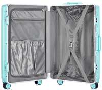 Ensemble de bagages pour ordinateur le plus vendu-Cadre en aluminium de 5 tailles, valises personnalisables