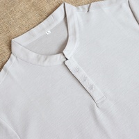 T-shirt à manches courtes personnalisable de haute qualité, broderie de logo, coton et lin, vente en gros, décontracté, été, col rond, coupe ample pour hommes