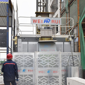 Chinesische Verkaufs baustelle Aufzugs brücke <span class=keywords><strong>Alimak</strong></span> Personen aufzug Bau aufzug SC200/200 SC100/100 - Product Image 4