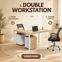 Bureau en acier pour le bureau, mobilier scolaire, table d'étude simple pour ordinateur avec tiroir